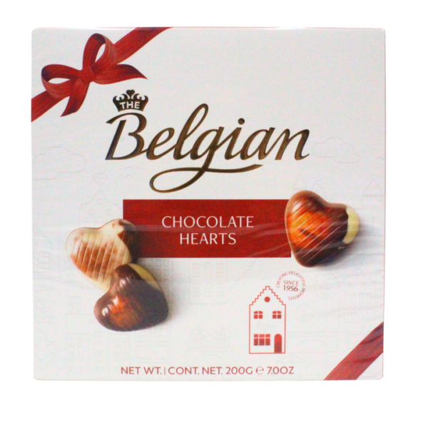 Belgian čokoladna srca 200g