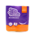 Ubrusi za kuhinju economi 100 listića, 2 kom Violeta