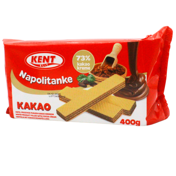 Napolitanke kakao Kent 400g