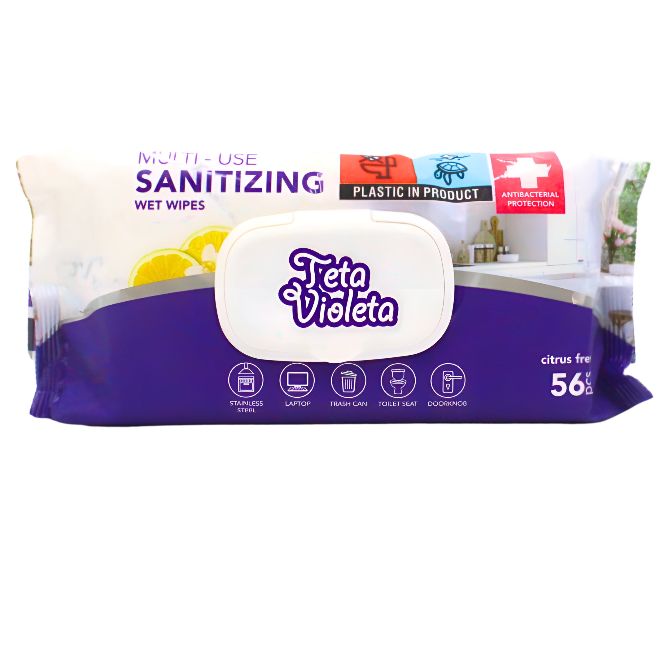 Višenamjenske maramice za dezinfekciju 56/1 Violeta
