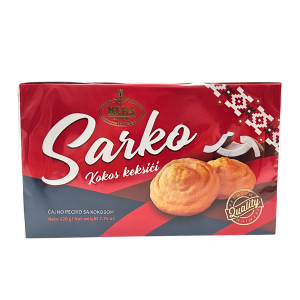 Čajno pecivo sa kokosom-Sarko 220g,Klas