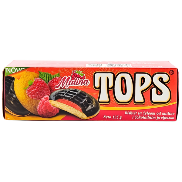Tops okus malina 125 g Agrokomerc